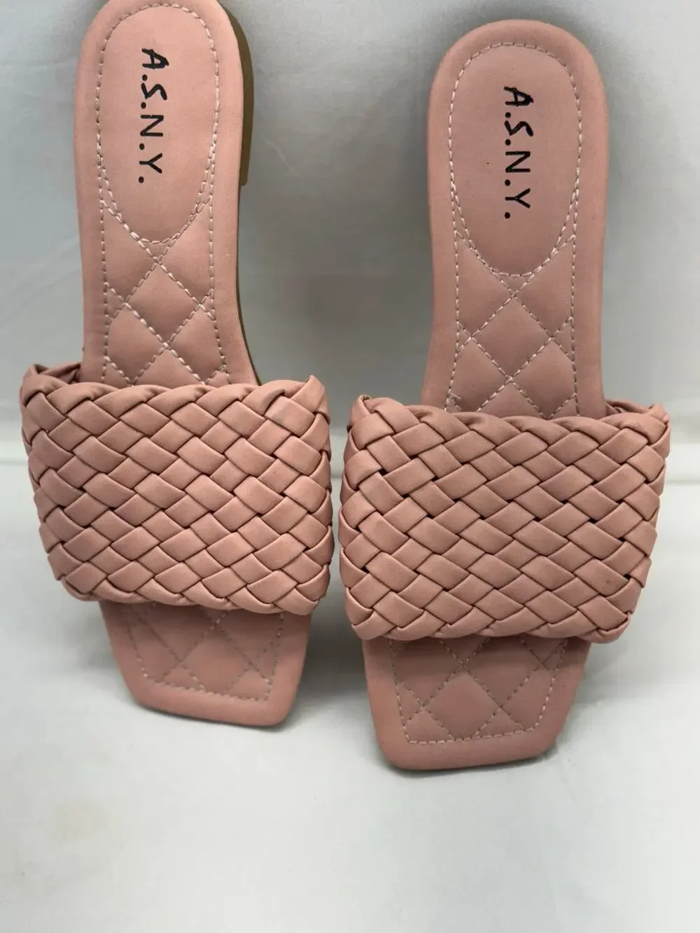 comfortable A.S.N.Y Pink slip on sandle 9